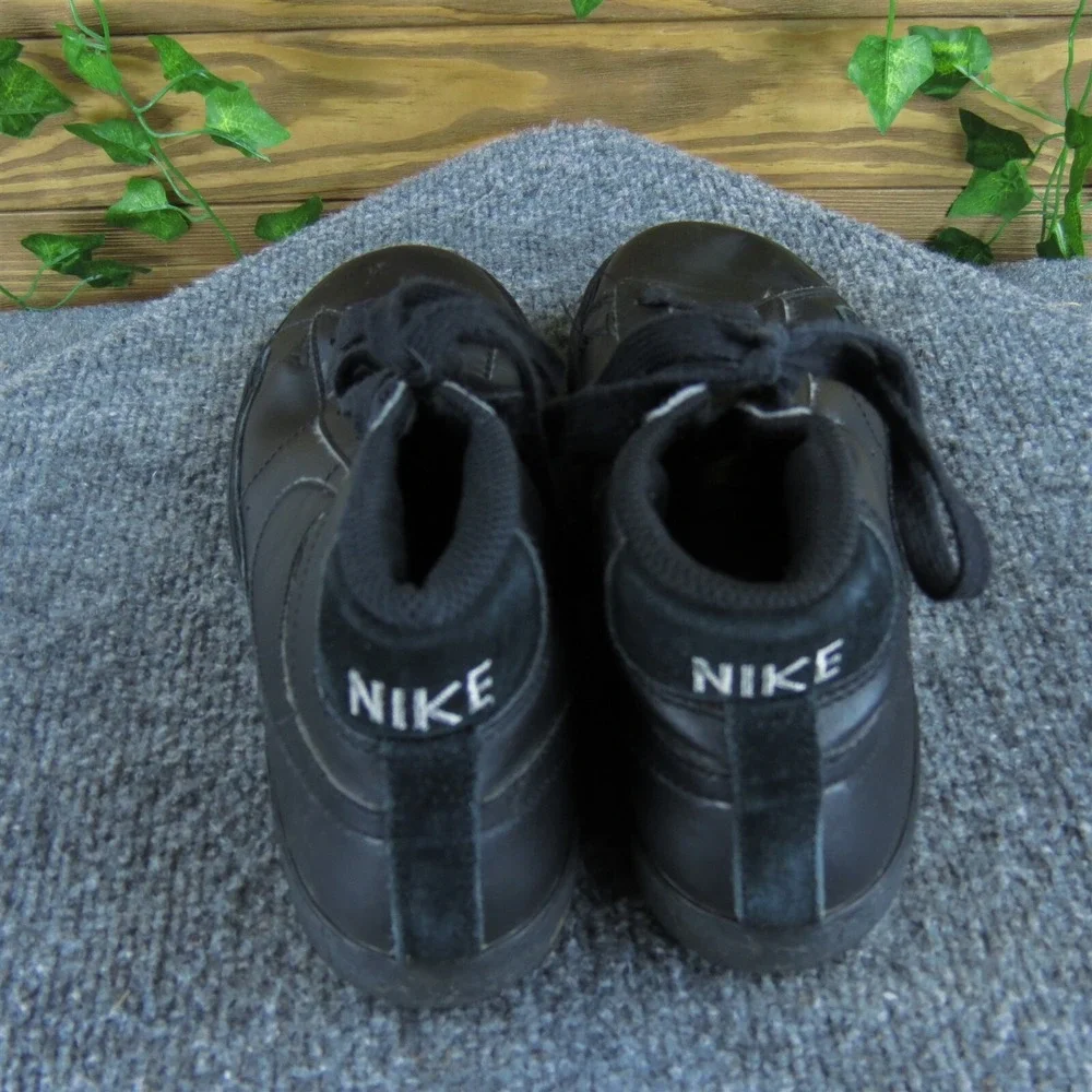 Nike Sneaker SB Blazer Mid Boys Y 3 Medium Athletic Black‎ Leather Lace Up